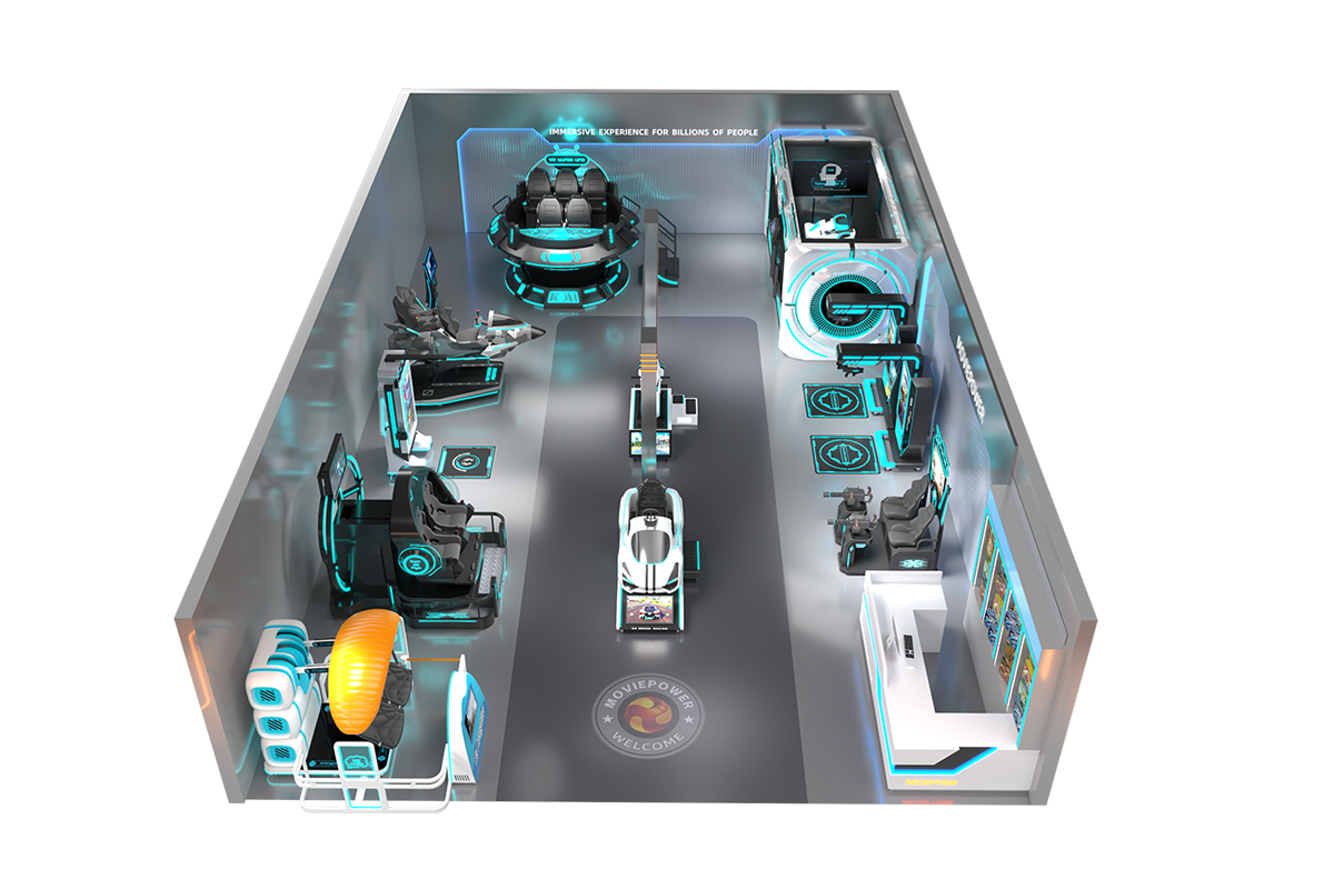 150㎡-klassisches VR-Setup mit hohem VR