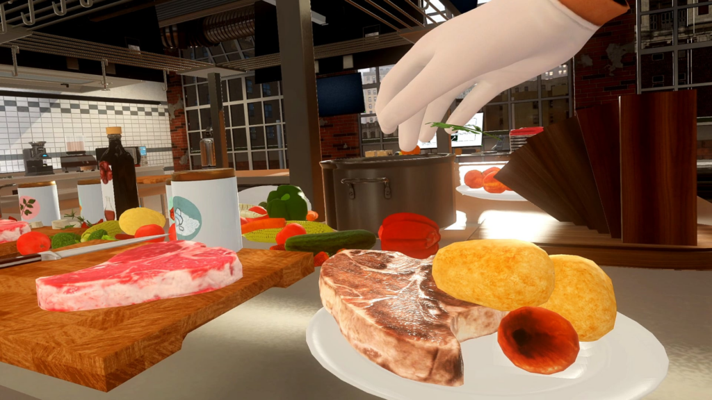the game of Cooking Simulator VR