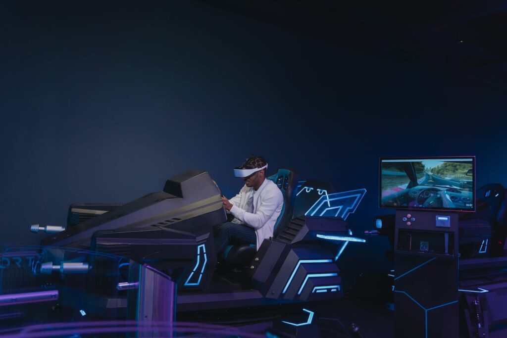 VR car simulator
