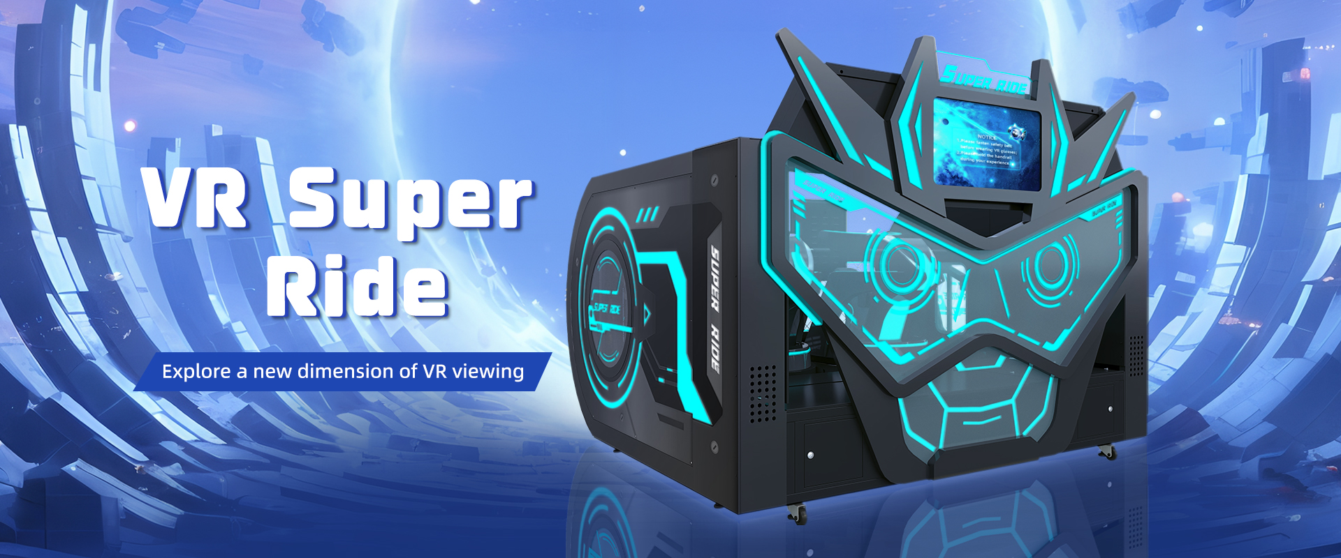 VR Super Ride 2 Seats Flying Cinema