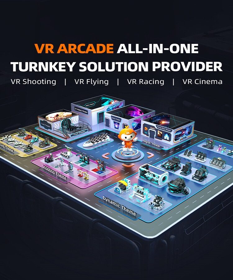 VR ARCADE ALL-IN-ONE TURNKEY SOLUTION PROVIDER VR Shooting、VRFlying、VR Racing、VR Cinema