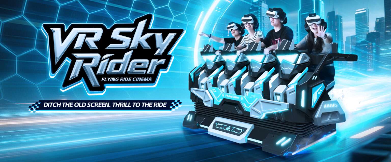 VR Sky Rider Flying Cinema 4 Palyers - MoviePower VR